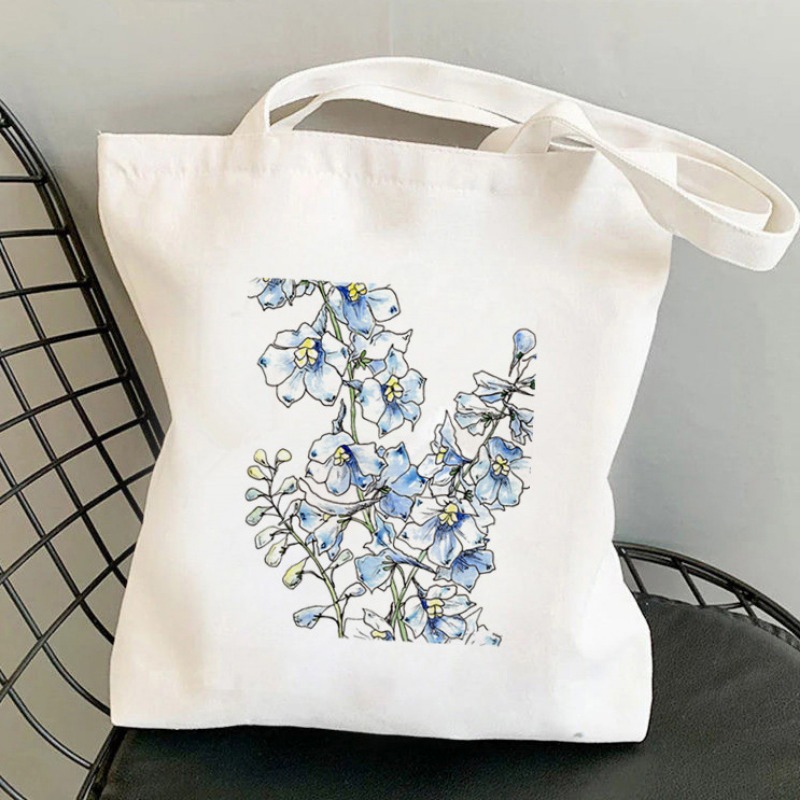 Women'S Bags Very - Стильная сумка-тоут с цветочным принтом, холщовая