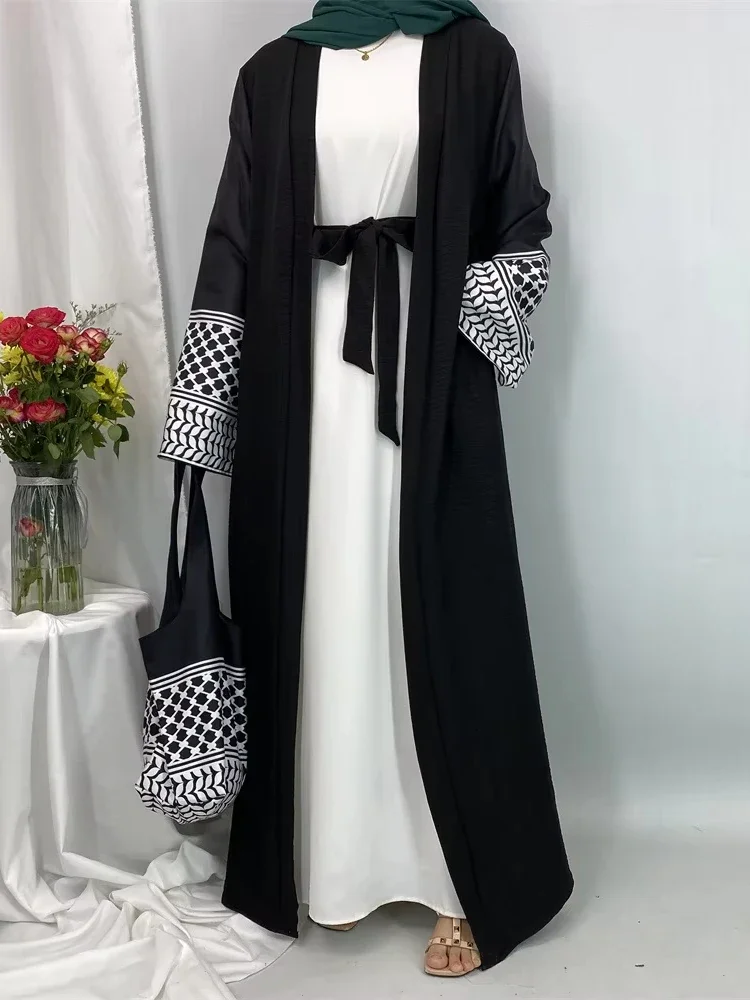 Women Bags Dubai - Мусульманское длинное платье, женское открытое абайя