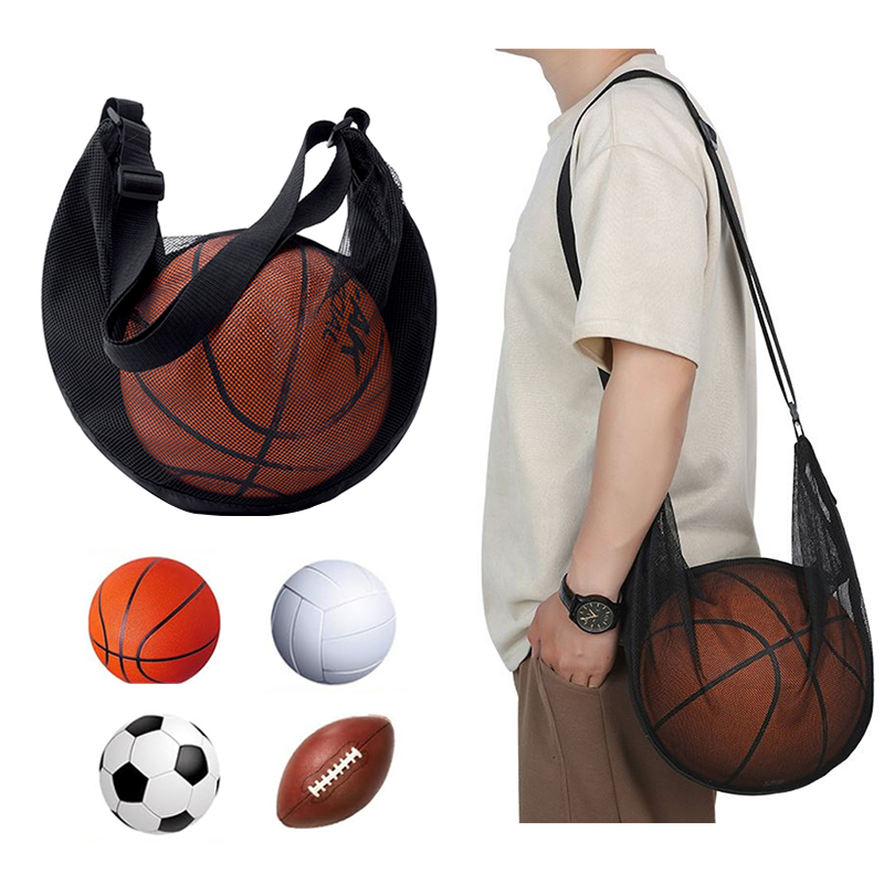 Mesh Net Bag - Сумка-сетка для одного мяча с карманом