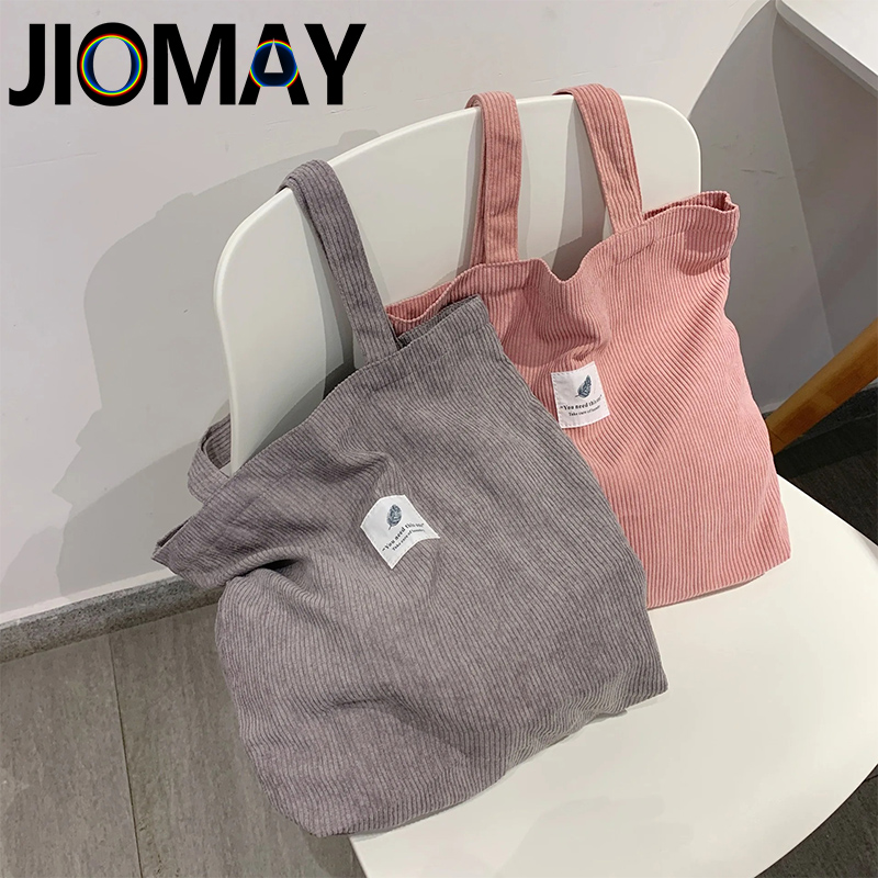 Women'S Reebok Bags - Вельветовые сумки-тоуты JIOMAY для женщин, женская