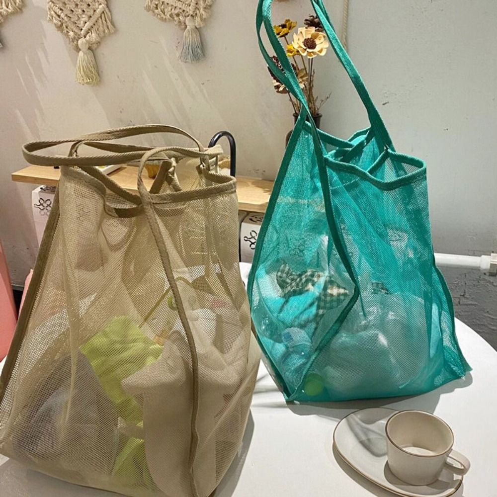 Пляжная сумка-сетка: легкая, д – обзор и цена Mesh Net Bag