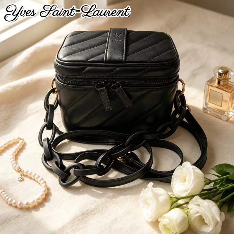 Кожаная квадратная косметичка  – обзор и цена Women'S Ysl Bags Crossbody