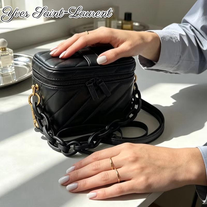 Кожаная квадратная косметичка  – обзор и цена Women'S Ysl Bags Crossbody