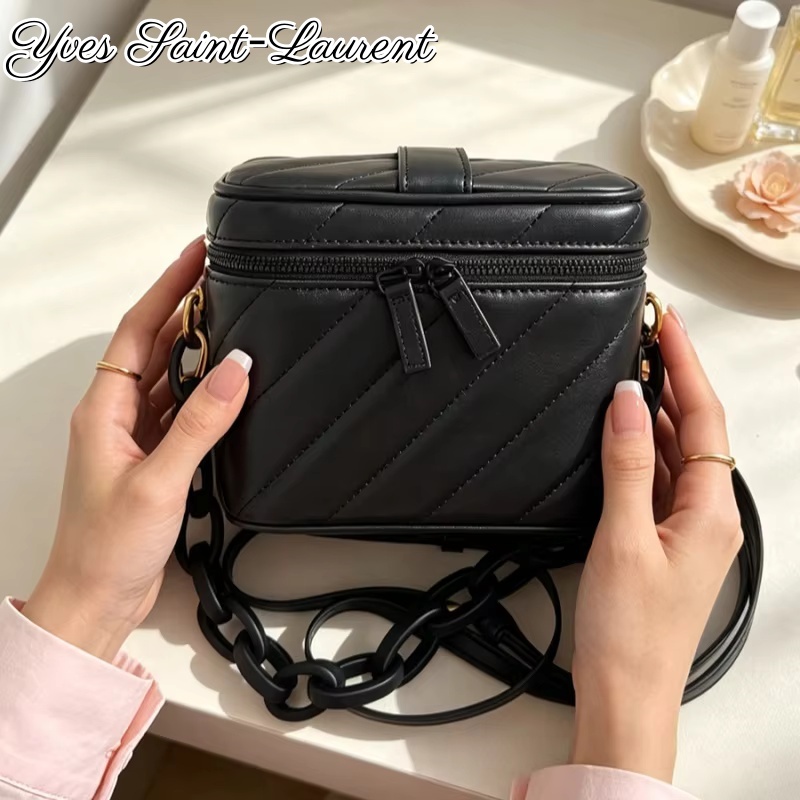 Кожаная квадратная косметичка  – обзор и цена Women'S Ysl Bags Crossbody
