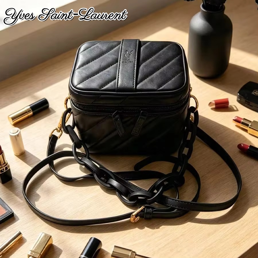 Кожаная квадратная косметичка  – обзор и цена Women'S Ysl Bags Crossbody